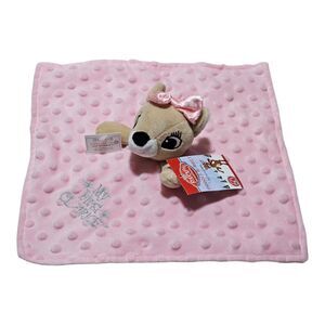 Rudolph the Red-Nosed Reindeer Clarice Pink Holiday Snuggle Blanket 11.5"